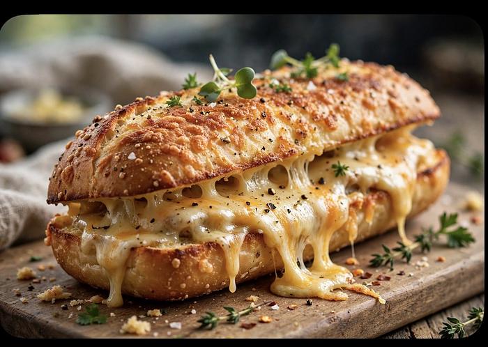 Grilled Cheese on a roll