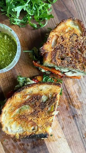 Pesto Chicken Melt