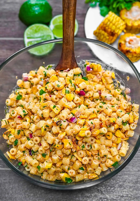Elote Corn Pasta Salad