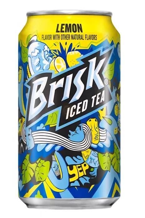 Lipton Brisk Iced Tea Can