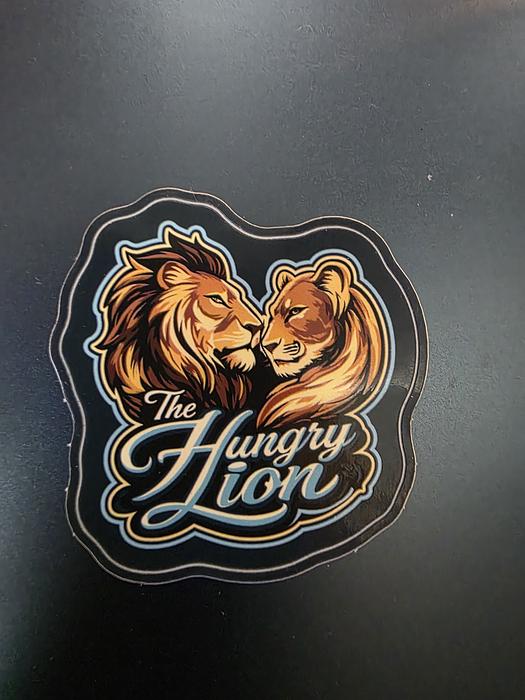 Small Sticker - Hungry Lion Copy