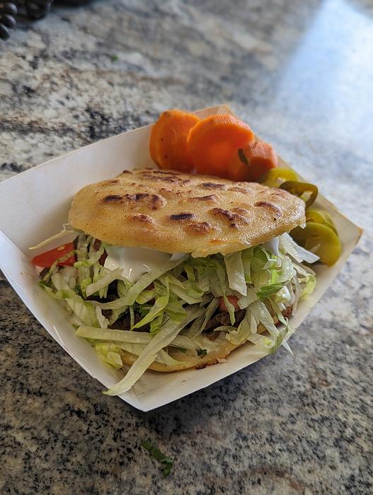 Gordita con Carne (with Meat)
