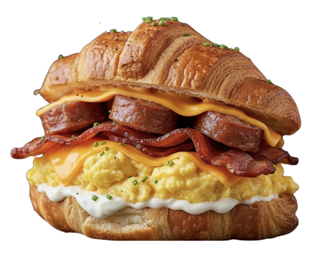 Sausage & Eggs Croissant
