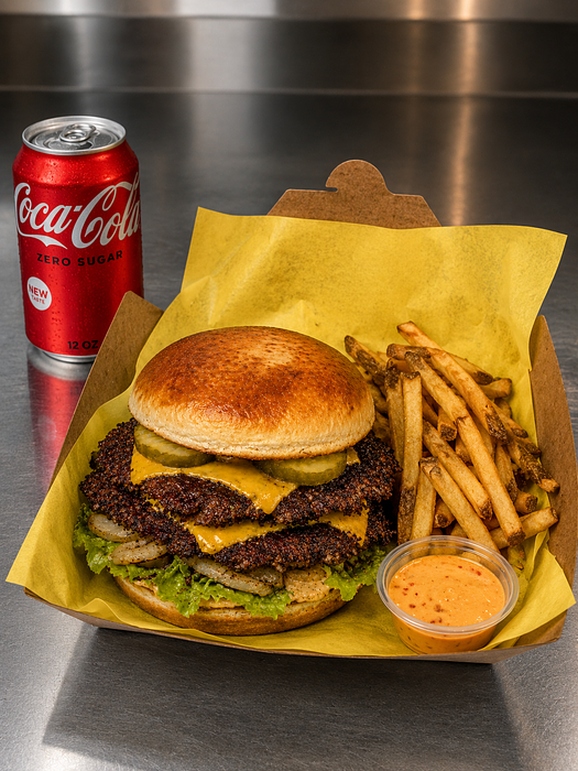 Combo Double Patty Smash Burger 🍔🍔