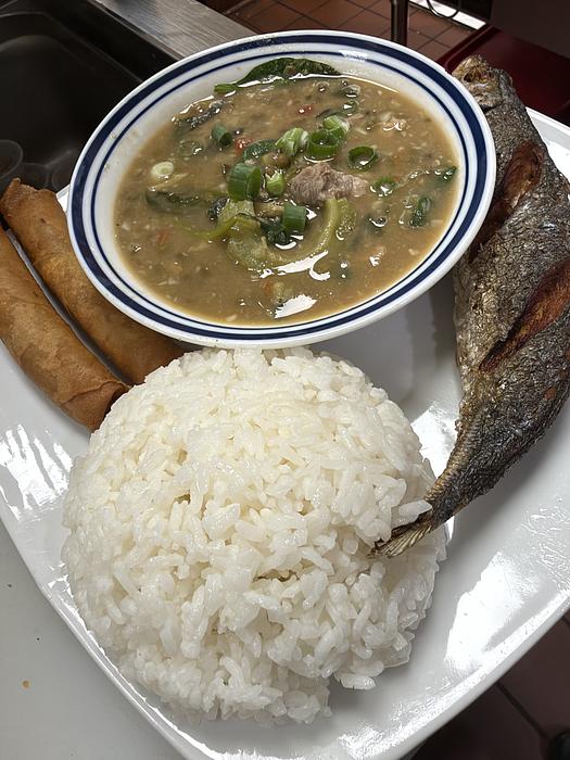 Ginisang Monggo w/fried galunggong 🐟