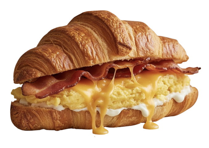 3.  Turkey Bacon Eggs & Cheese 