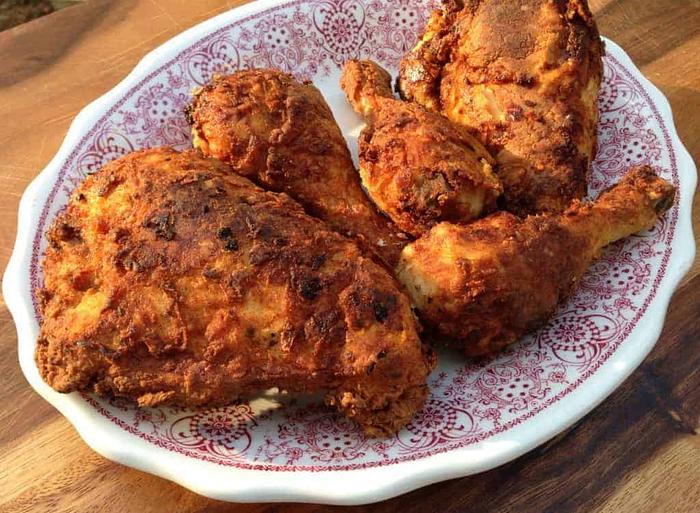 Fried Thigh & Leg, 2 Sides