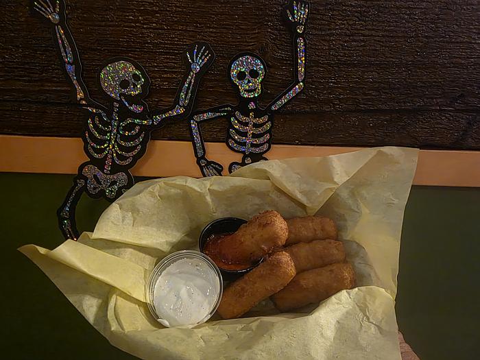 “BLOODY BONES” Cheese Sticks