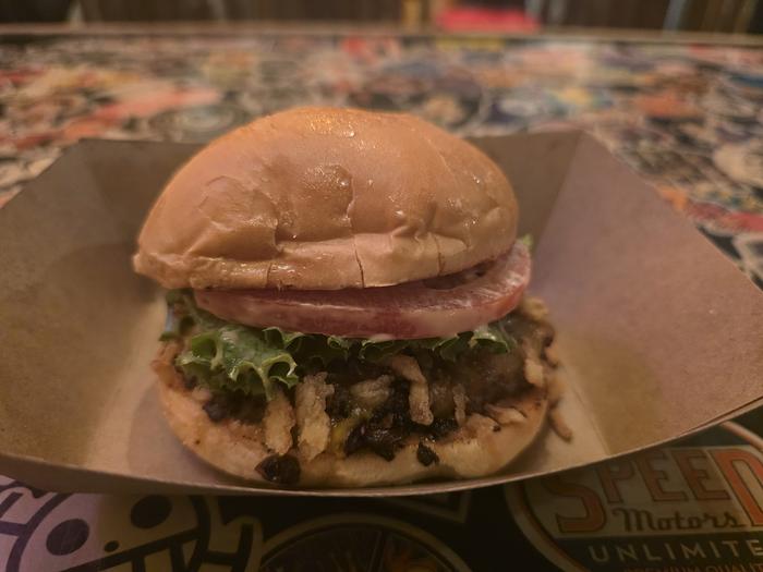 "GRAVEYARD SMASH" BURGER