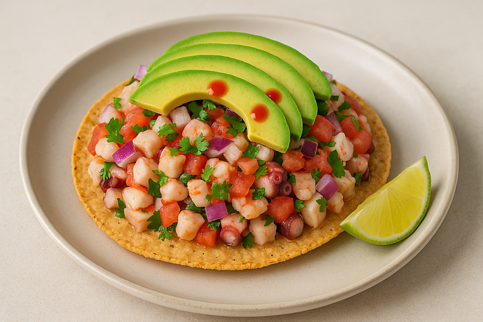 Tostada de Ceviche
