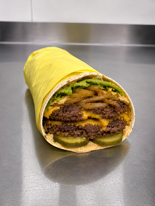 Beef Patty Wrap
