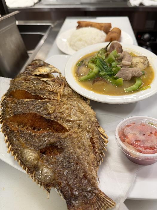 Ginisang Monggo w/fried Tilapia 🐟