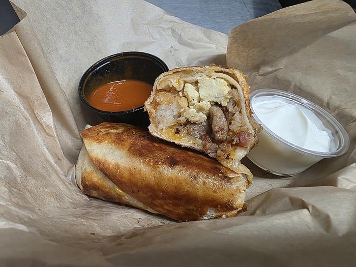 Grilled Breakfast Burrito