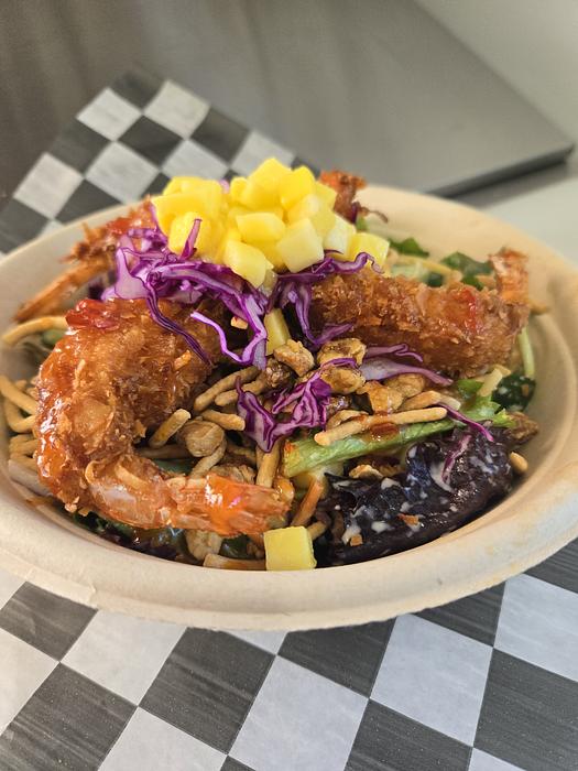 Coconut Shrimp Salad