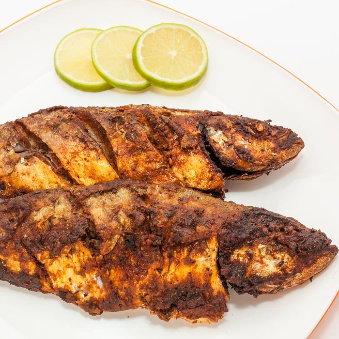 Whole Fried Mackerel, 2 Sides