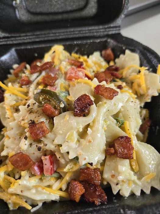 Candied Jalapeño Pasta Salad