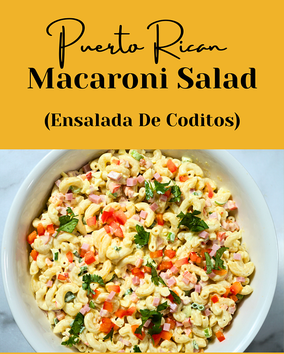 Puerto Rican Macaroni Salad 