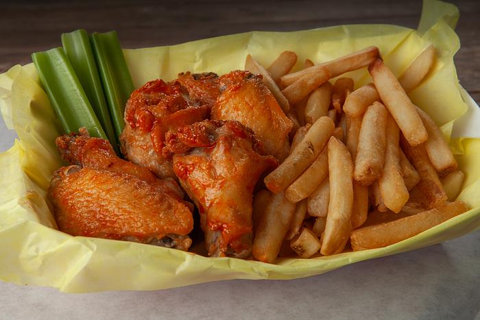 Double Fried Chicken Wing Basket
