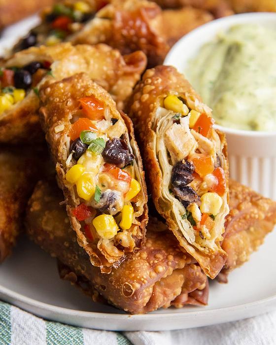 Southwest Chicken Eggrolls