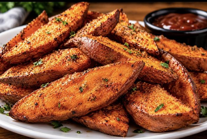 Sweet potato wedges