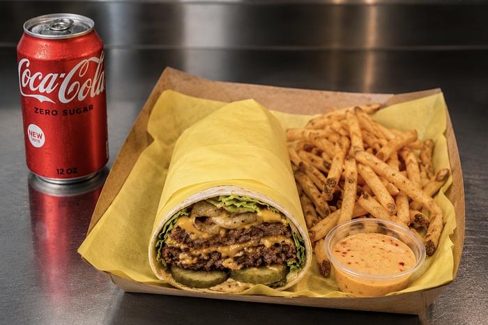 Combo Beef Patty Wrap 🌯
