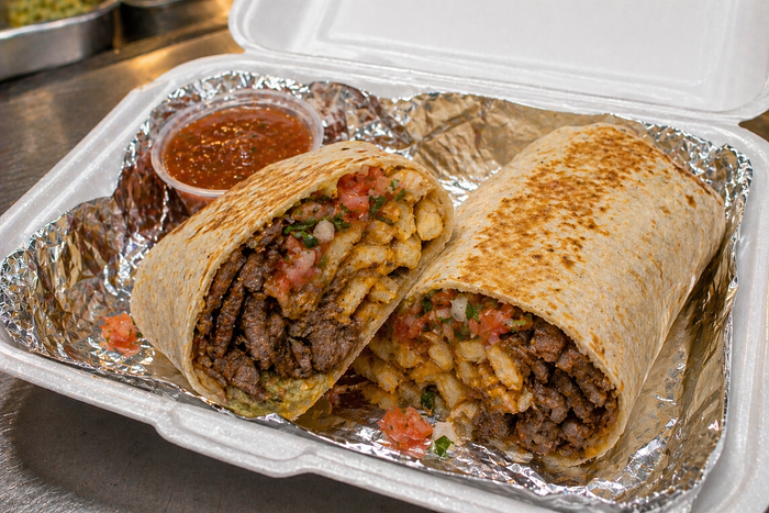 Carne Asada California Burrito