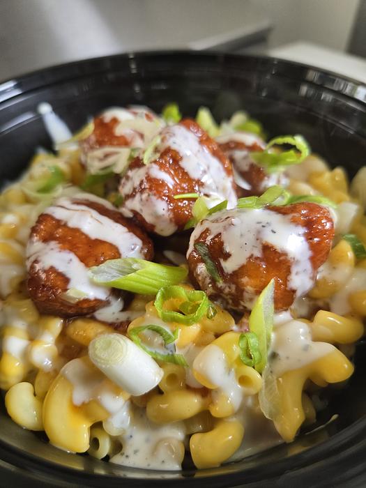 Nashville Hot Honey Chicken Mac & Cheese