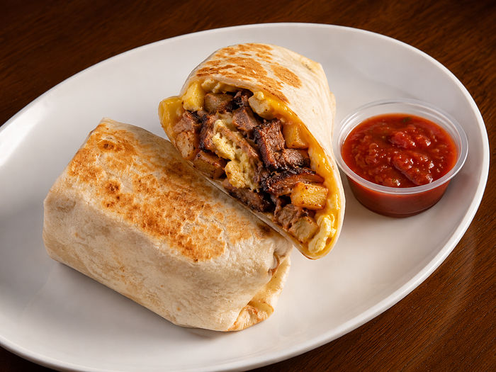 Pulled Pork Breakfast Burrito